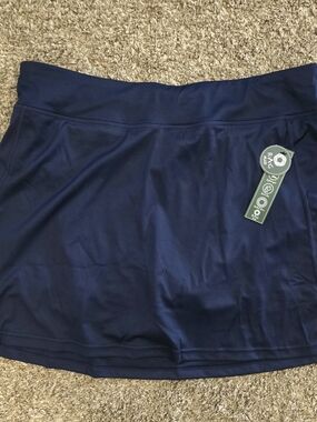 Womens Plus Navy Athletic Skort NWT SIZE 3X